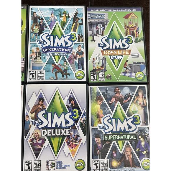 Sims 3 Main Game And Expansion Pack Lot - Picture 3 of 3
